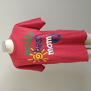Vtg Worlds BEST MOM tshirt.szL